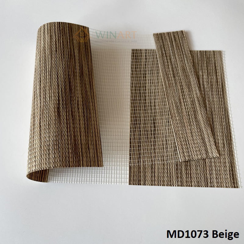 Rem cau vong WinArt vai Mandy ma MD1073 Beige